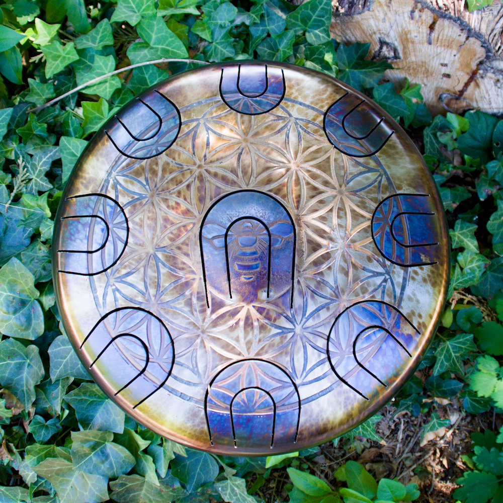 Tongue drum MAGIC Eb Kurd et Bb Amara 432 hz